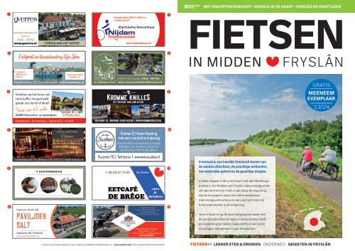 Fietsroutekaart Midden-Friesland 2023