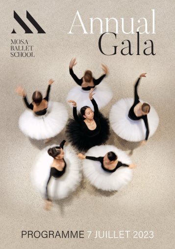 Annual Gala 2023 Programme (FR) - Mosa Ballet School