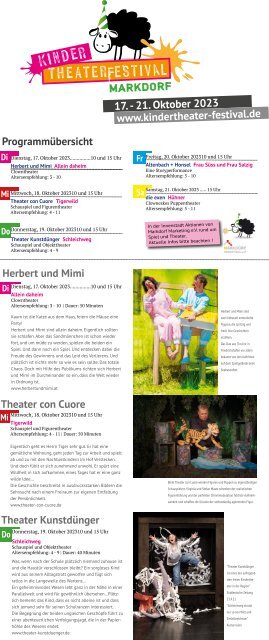 Kindertheaterfestival Markdorf