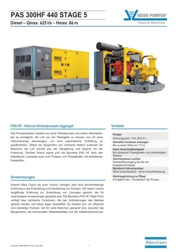 AtlasCopco PAS 300HF