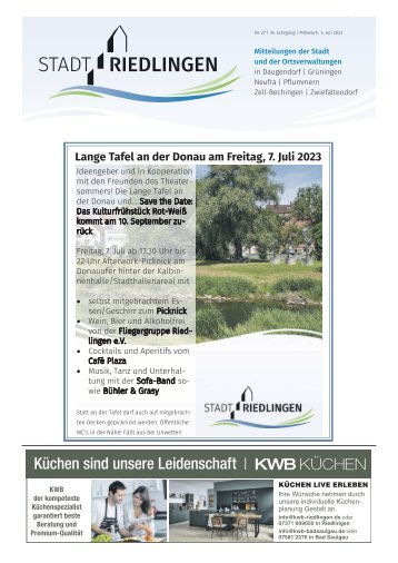 04.07.2023 Amtliches Mitteilungsblatt Riedlingen