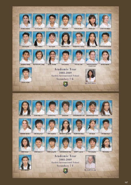 Garden International School Yearbook 2008/2009