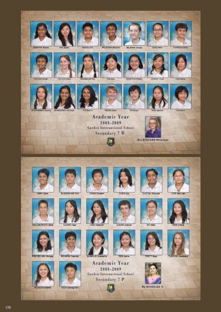 Garden International School Yearbook 2008/2009