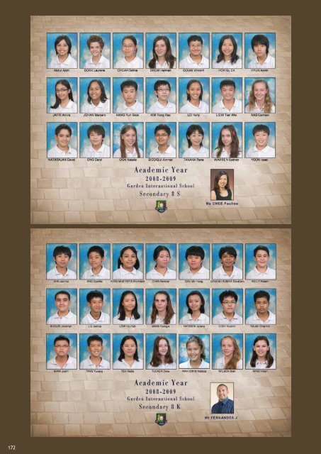 Garden International School Yearbook 2008/2009