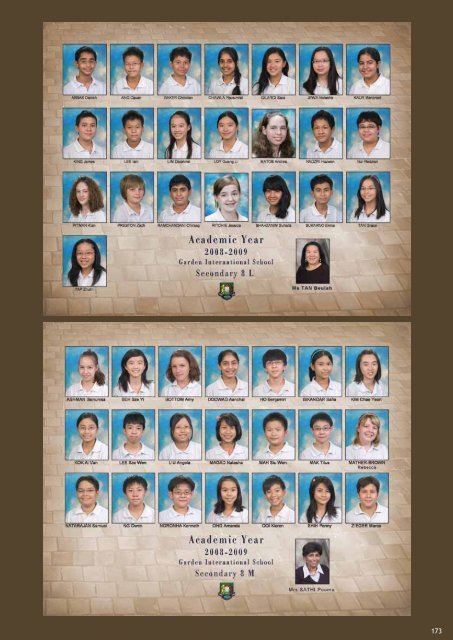 Garden International School Yearbook 2008/2009