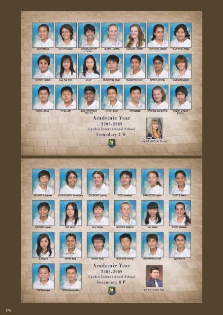 Garden International School Yearbook 2008/2009