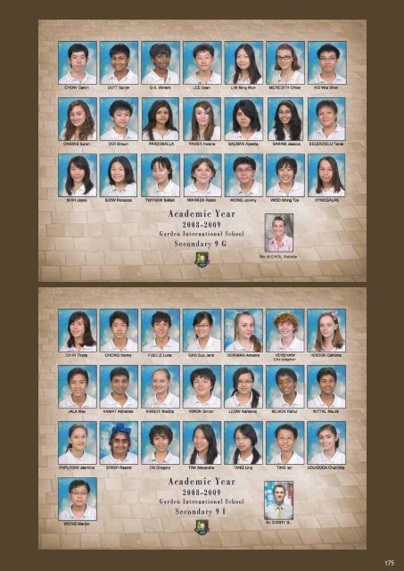 Garden International School Yearbook 2008/2009