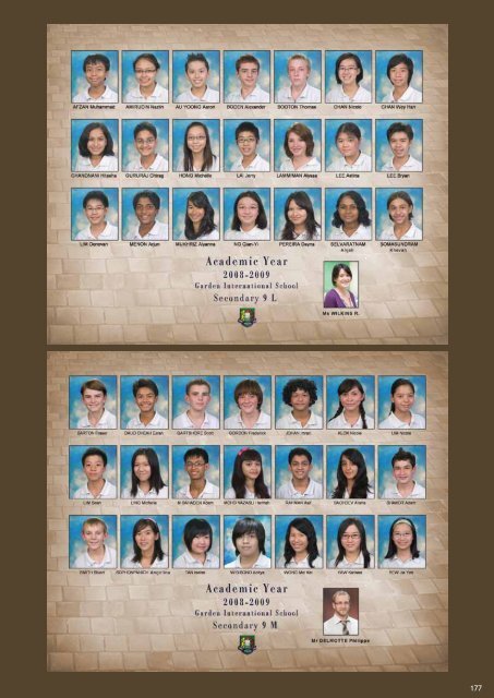 Garden International School Yearbook 2008/2009