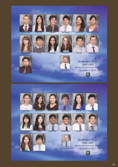 Garden International School Yearbook 2008/2009