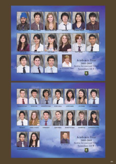 Garden International School Yearbook 2008/2009