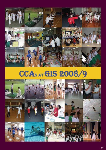 Garden International School Yearbook 2008/2009