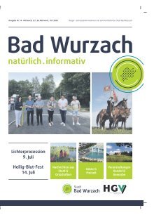 05.07.2023 Bürger- und Gästeinformation Bad Wurzach