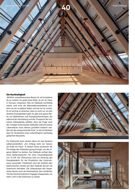 architektur FACHMAGAZIN Ausgabe 4 2023