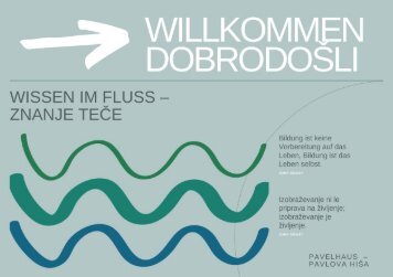 Booklet Wissen im Fluss  - bilaterale Bildungskooperationen