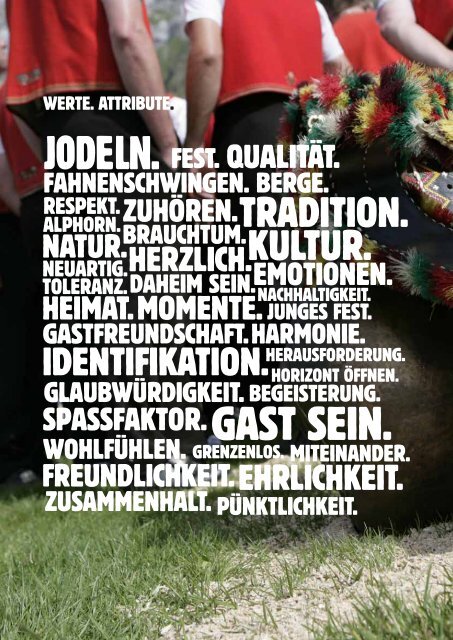 Gnüss d'heimAt - Nordostschweizerisches Jodlerfest Wattwil 2013