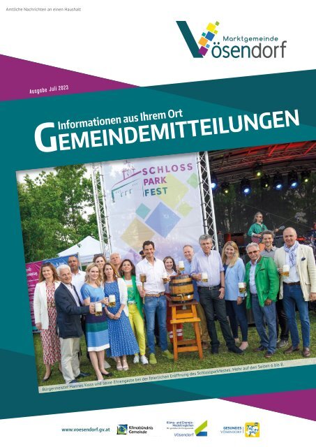 Gemeindemitteilungen Juli 2023