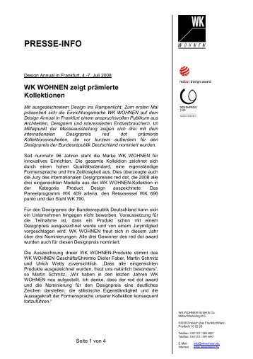 presse-info - WK-Wohnen