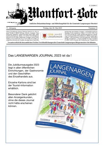 06.07.2023 Montfort-Bote