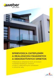 Sprievodca zateplením a realizáciou fasádnych a dekoratívnych omietok