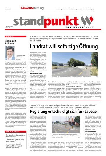 Standpunkt 562, 7. Juli 2023