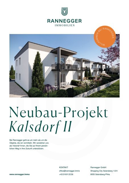 Rudolf Rannegger Neubau-Projekt Kalsdorf II