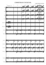 CHRISTMAS COCKTAIL - Full Score