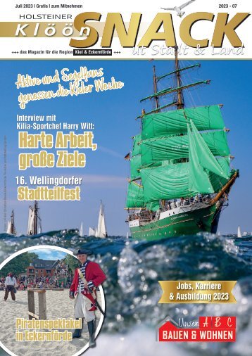 Holsteiner KlöönSNACK - Ausgabe Kiel / Eckernförde - Juli 2023