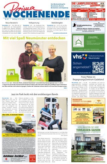 Prima Wochenende 27 2023