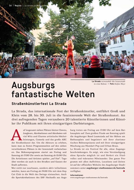 SchlossMagazin Augsburg+Umgebung Juli 2023