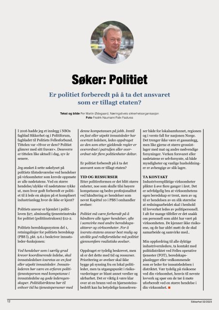 Sikkerhet 2023 2_Kjenner politiet din virksomhet