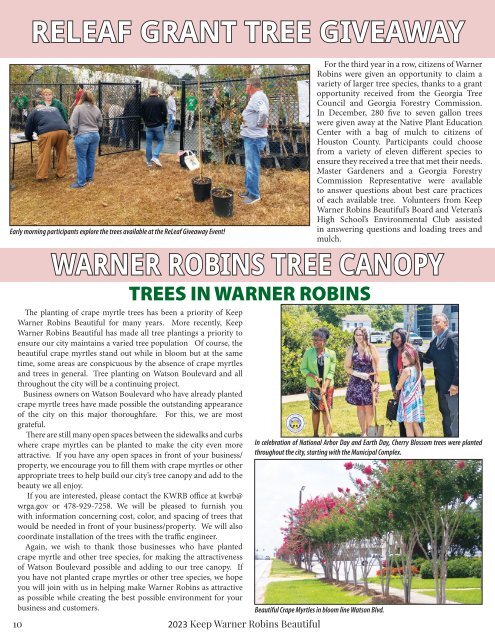 2023 Keep Warner Robins Beautiful