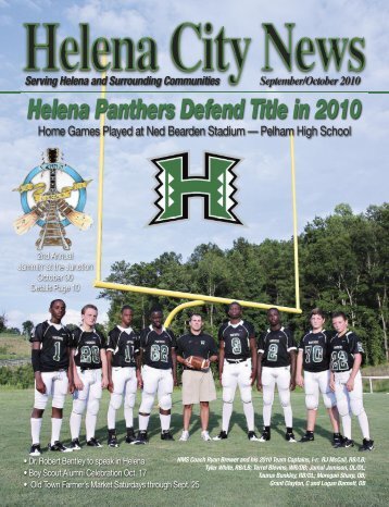 Helena Panthers Defend Title in 2010 - Major Sponsors