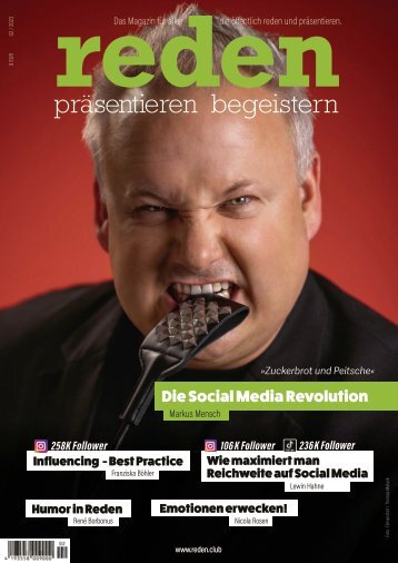 Rhetorik Magazin "reden" präsentieren, begeistern – Ausgabe 12