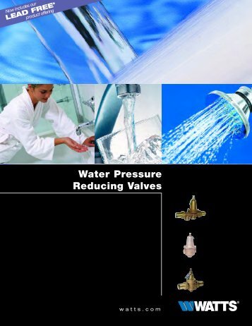 Water Pressure Reducing Valves - Watts Water Technologies, Inc.