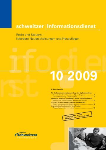 schweitzer Informationsdienst 10 2009