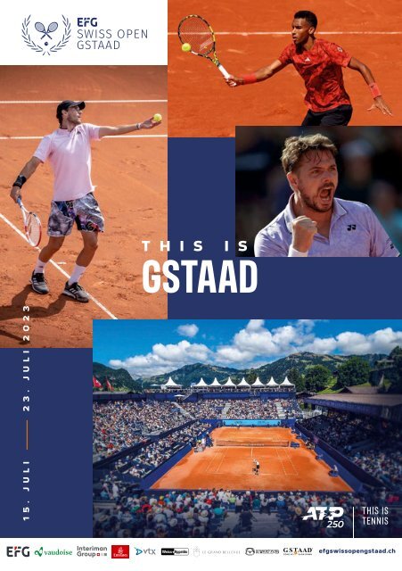Le magazine officiel du EFG Swiss Open Gstaad 2023