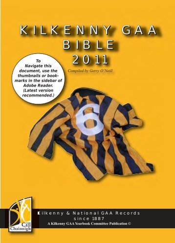 KILKENNY GAA BIBLE 2011