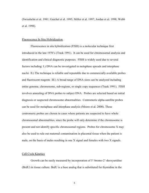 TRISOMY 8 MOSAICISM: CELL CYCLE KINETICS AND ...