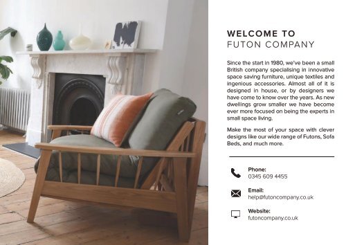 Online Catalogue Futon Company