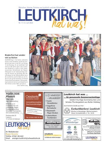 12.07.2023 Leutkirch hat was