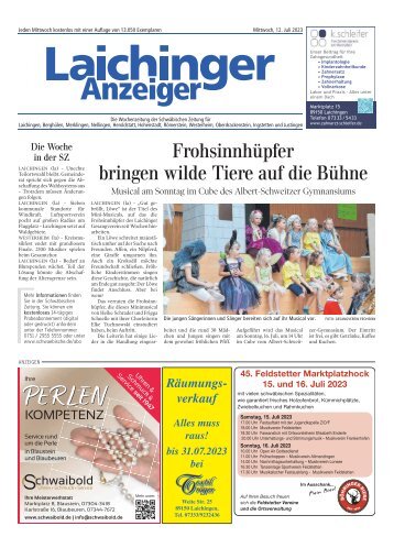 12.07.2023 Laichinger Anzeiger