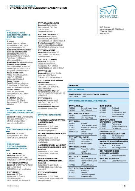 immobilia 2023/07 - SVIT