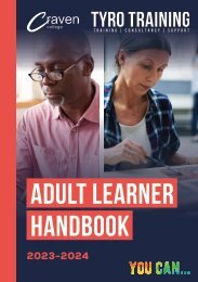 Adult Learner Handbook 2023-24