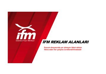 ISTANBUL FUAR MERKEZI - REKLAM ALANLARI