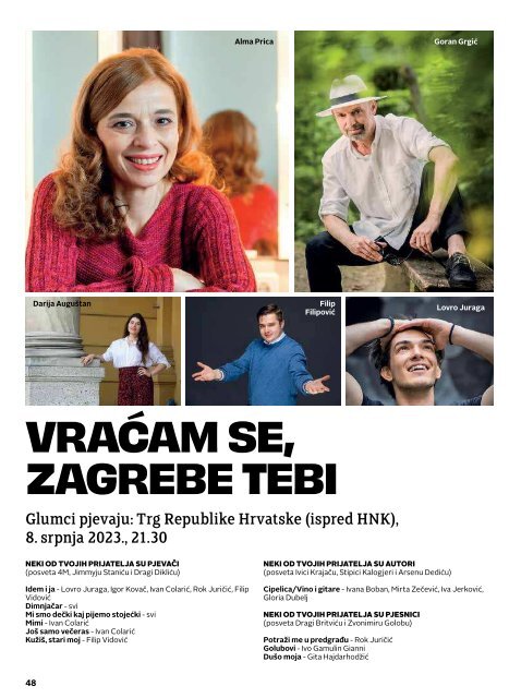 Zagrebe, vraćam se, tebi