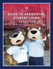 2023-2024 Guide to Residential Student Living