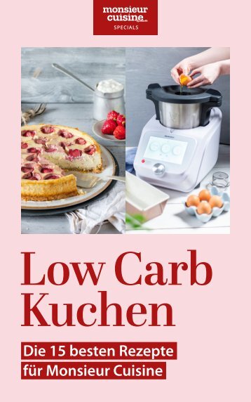 eBook Low Carb Kuchen für Monsieur Cuisine