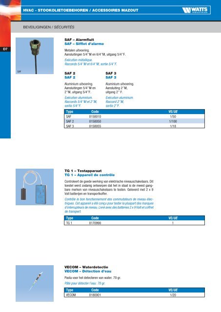 082377 WATTS CATALOOG COVER ENKEL - Watts Industries