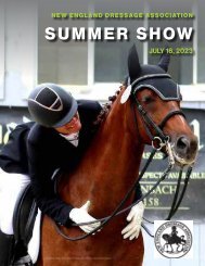 NEDA 2023 Summer Show program