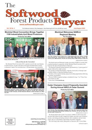 The Softwood Forest Products Buyer - July/August 2023